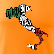 Mapy - názvy měst - Italie