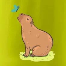 Kapybara a motýlek