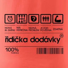 Čárový kód - řidička dodávky