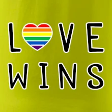 Love wins nápis
