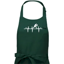 EKG stolní tenista stojící EKG stolní tenista stojící