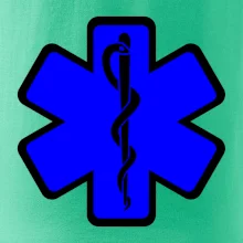 Rescue - Hvězda na prsu +  nápis na zádech