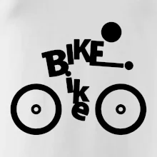 Bike nápis postava
