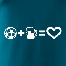 Míč, pivo, srdce Míč, pivo, srdce