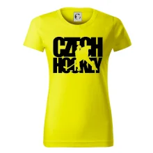 Czech hockey - nápis s hokejistou - Mistrovství světa v ledním hokeji 2026