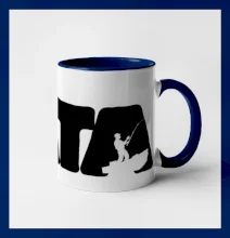 Táta nápis - rybář