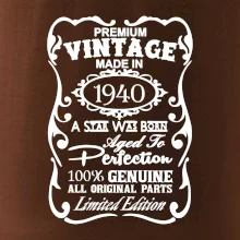 Vintage Etiketa - 1940