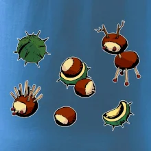 Kaštanová zvířátka - obdelník