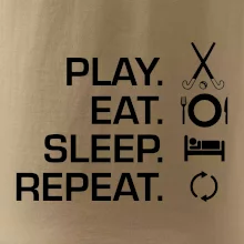 Play eat sleep repeat pozemní hokej
