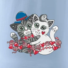 Kočky v objetí (Pecka design)