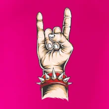 Rocková ruka s náramkem