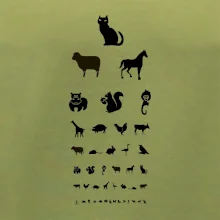 Oční test zvířatka