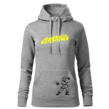 Hasič stojící - nápis hasiči - Velký nápis  na zádech