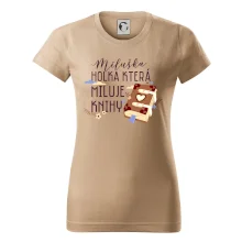 Kniha - Holka, která miluje knihy -  Vaše jméno