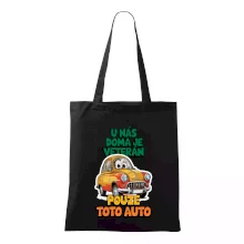 U nás doma je veterán pouze toto auto barevný nápis