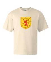 Skotský lev na hrudi