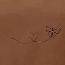 Dráha letu motýla - srdce