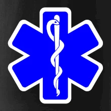 Rescue - Hvězda na prsu +  nápis na zádech Rescue - Hvězda na prsu +  nápis na zádech
