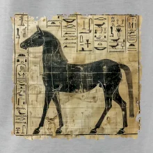 Egyptské hieroglyfy kůň