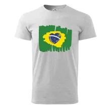 Brazílie vlajka srdce