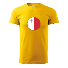 Vlajka Malta kulatá velká