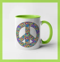 Peace symbol mandela