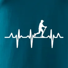 EKG nordic walking muž