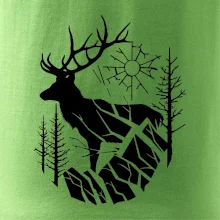 Jelen v lese křivky