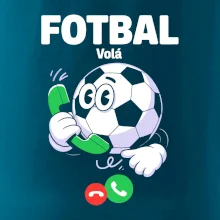 Karikatura fotbal volá