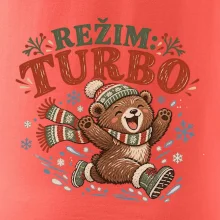 Rodinná vánoční trička - Režim turbo zimní medvídek dítě