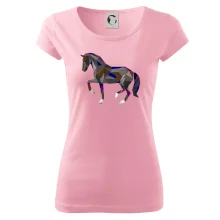 Kůň geometrie barevný