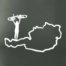 Cyklistka - Mapa Rakouska