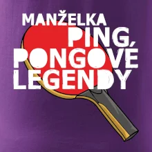 Manželka ping pongové legendy