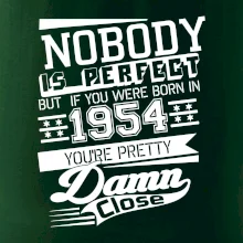 Nobody is perfect - 1954