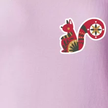 Folklor na prsu veverka