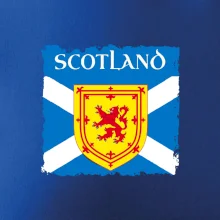 Skotská vlajka s erbem lva