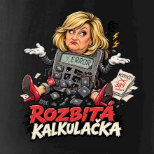 Alenka - rozbitá kalkulačka