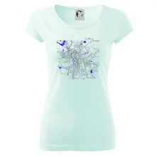 Budějce  - Mapa s vodními toky