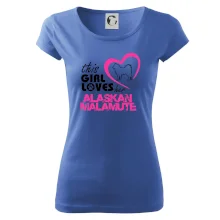 This Girl Loves her Alaskan Malamute