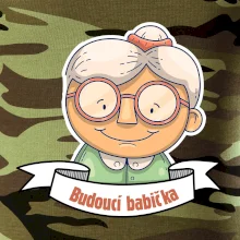 Budoucí babička kreslená