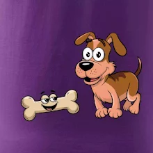 Parové triko - Pes a kost