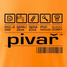 Čárový kód pivař Čárový kód pivař