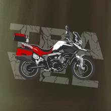 Cestovní enduro červená