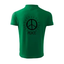 Peace symbol černobílý