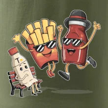 Souboj o hranolky kečup tatarka