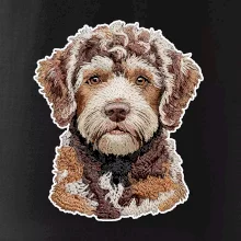 Lagotto romagnolo vyšívaná hlava