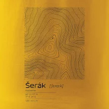 Šerák - vrstevnice v obdélníku