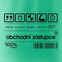 Čárový kód obchodní zástupce