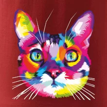 Kočka duhová hlava