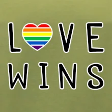 Love wins nápis